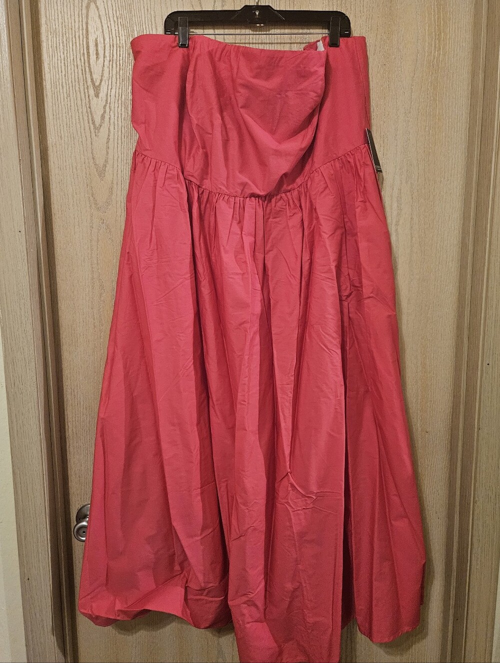 Eloquii Strapless Maxi Dress - Pink